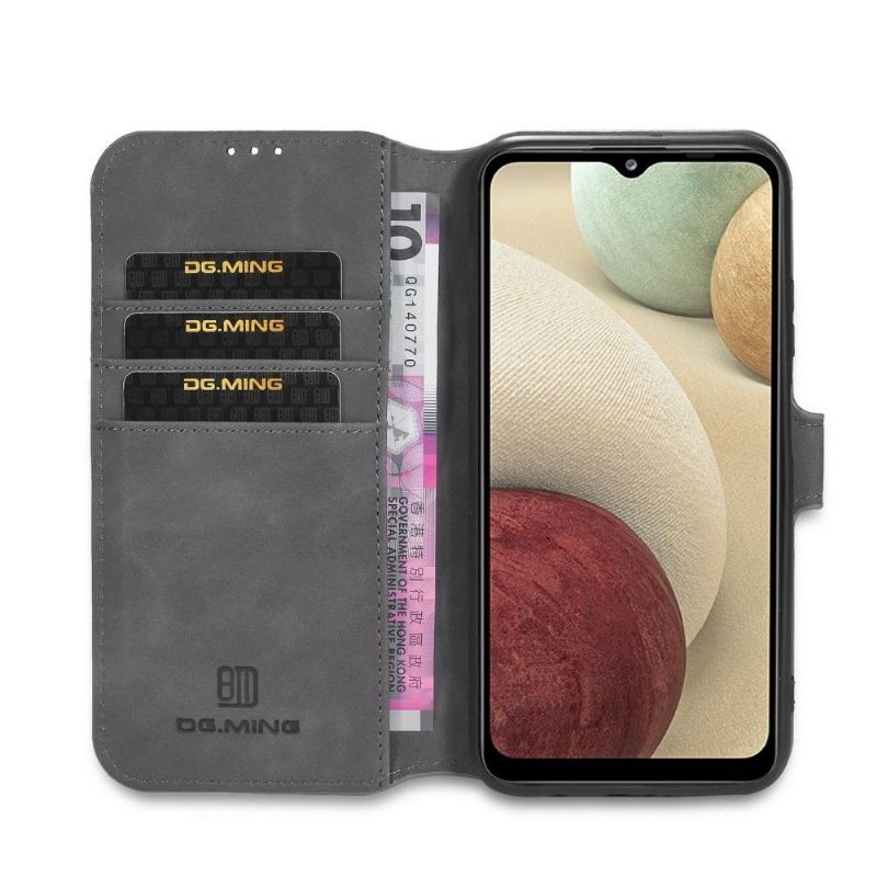 Flipové Pouzdro Na Samsung Galaxy A12 Retro Styl Dg Ming