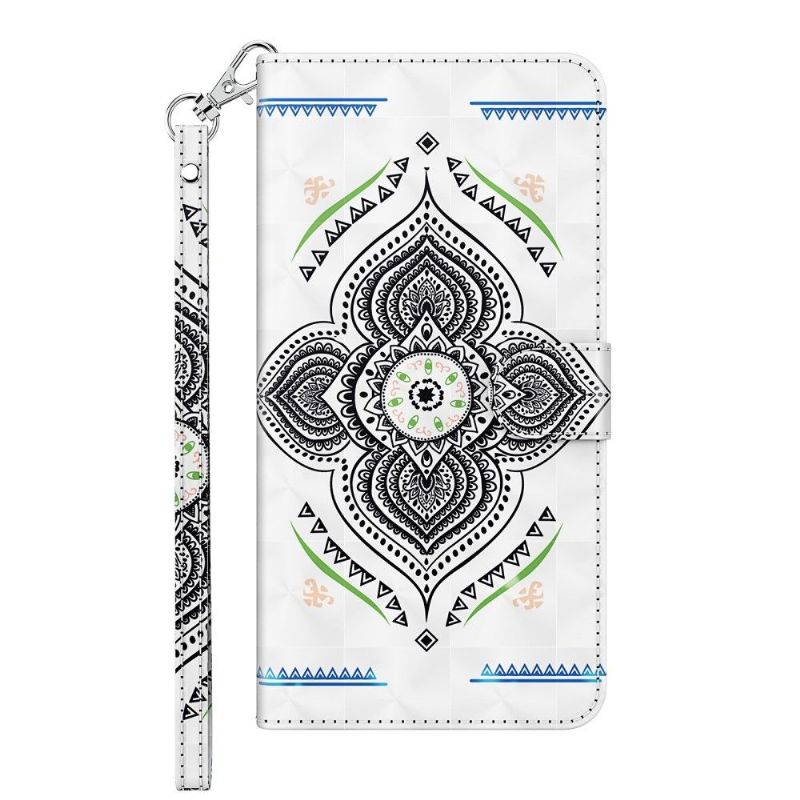 Flipové Pouzdro Na Samsung Galaxy A12 Single Mandala