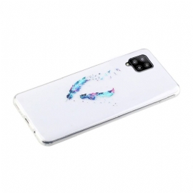 Kryt Na Samsung Galaxy A12 Peří A Ptáci