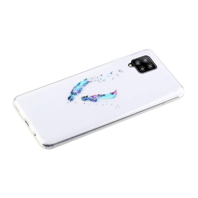 Kryt Na Samsung Galaxy A12 Peří A Ptáci