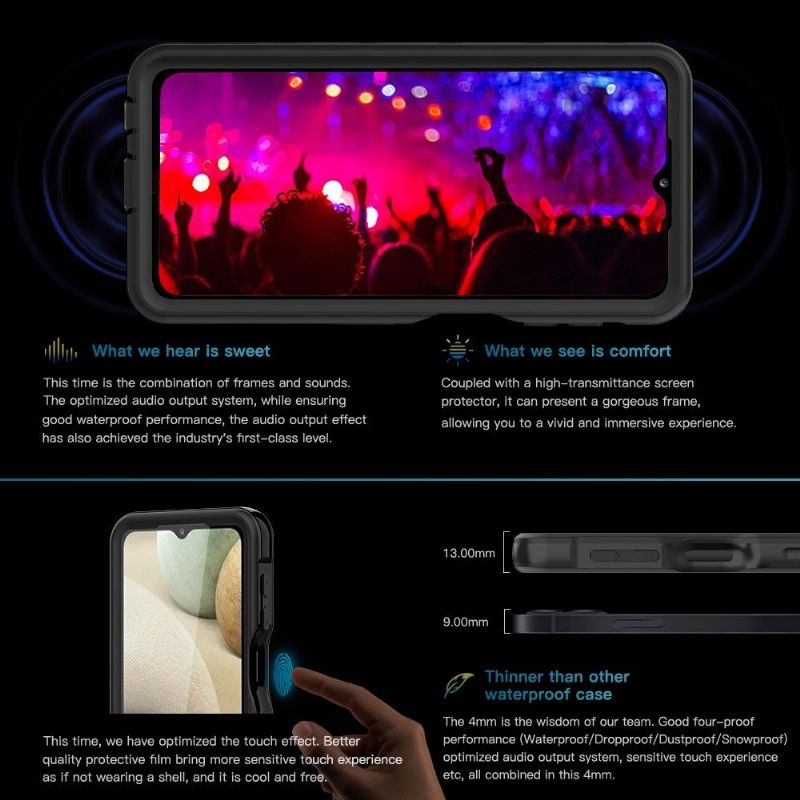 Kryt Na Samsung Galaxy A12 Vodotěsné A Odolné Celé Tělo