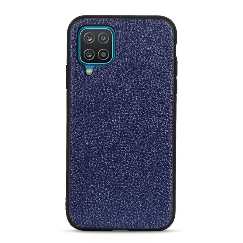 Kryt Na Samsung Galaxy A12 Zrnitá Pravá Kůže