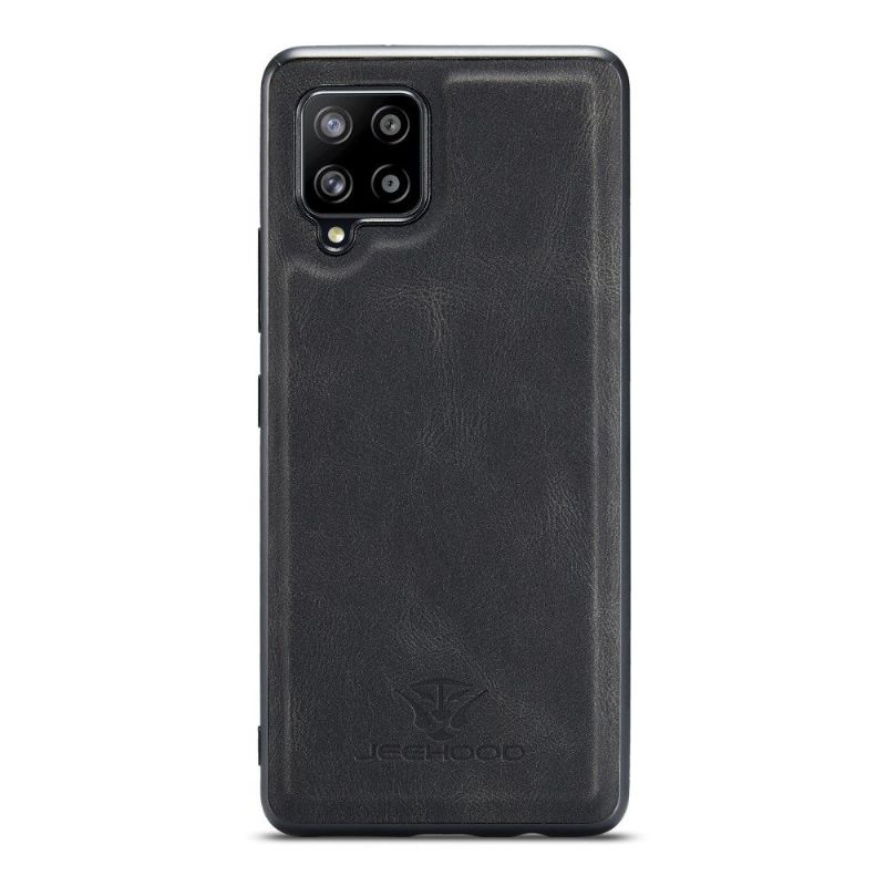 Kryty Na Mobil Na Samsung Galaxy A12 Kožený Efekt + Odnímatelný Držák Karty