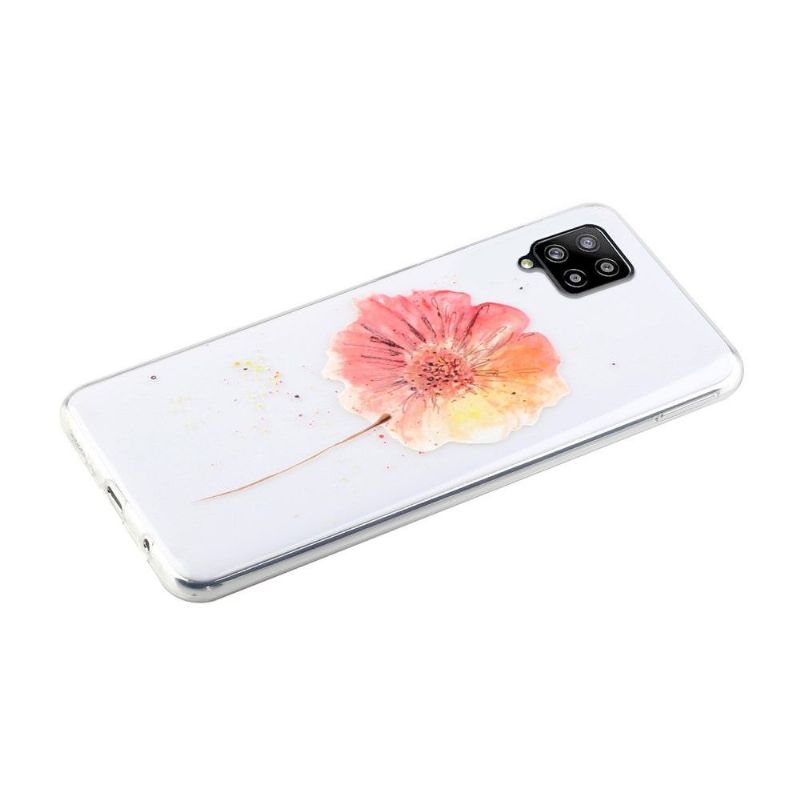 Kryty Na Mobil Na Samsung Galaxy A12 Květina Akvarelu