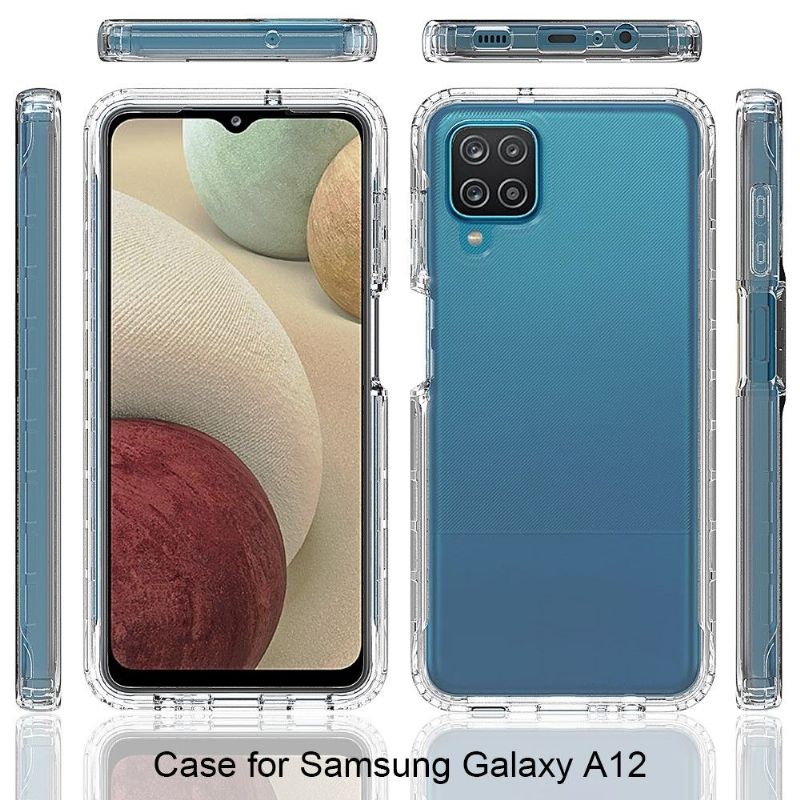 Kryty Na Mobil Na Samsung Galaxy A12 Vymazat Nárazník Nárazníku