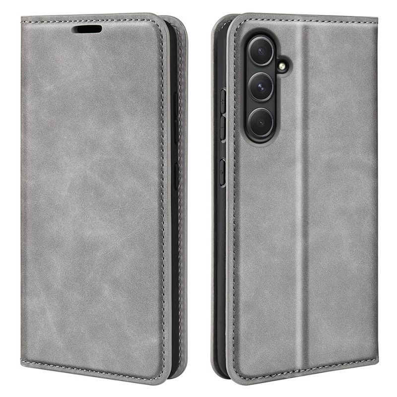 Kožené Pouzdro Folio Na Samsung Galaxy A55 5g Klasika