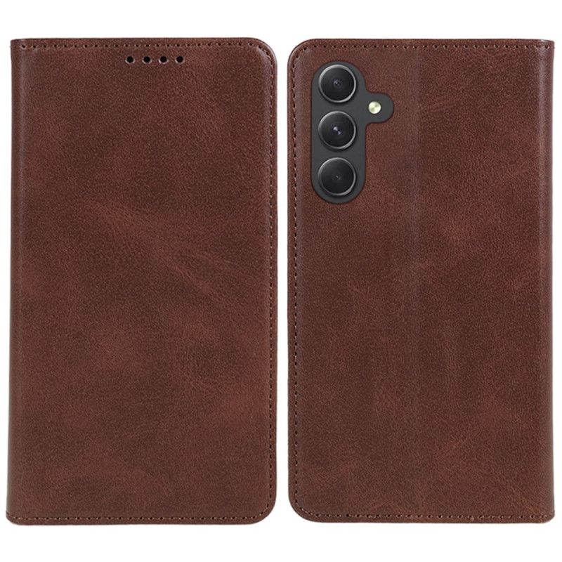 Kožené Pouzdro Samsung Galaxy A55 5g Styl Se Strukturovanou Kůží