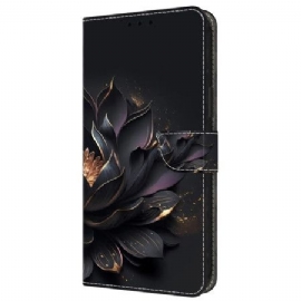 Kožený Kryt Na Samsung Galaxy A55 5g Fialový Lotos