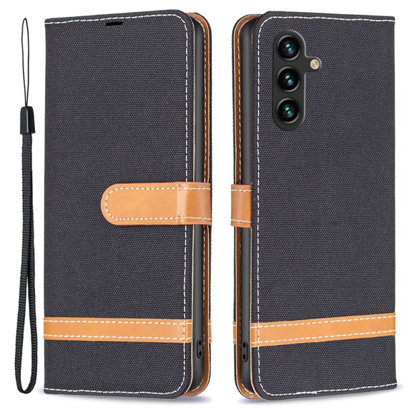 Kožený Kryt Samsung Galaxy A55 5g Látka