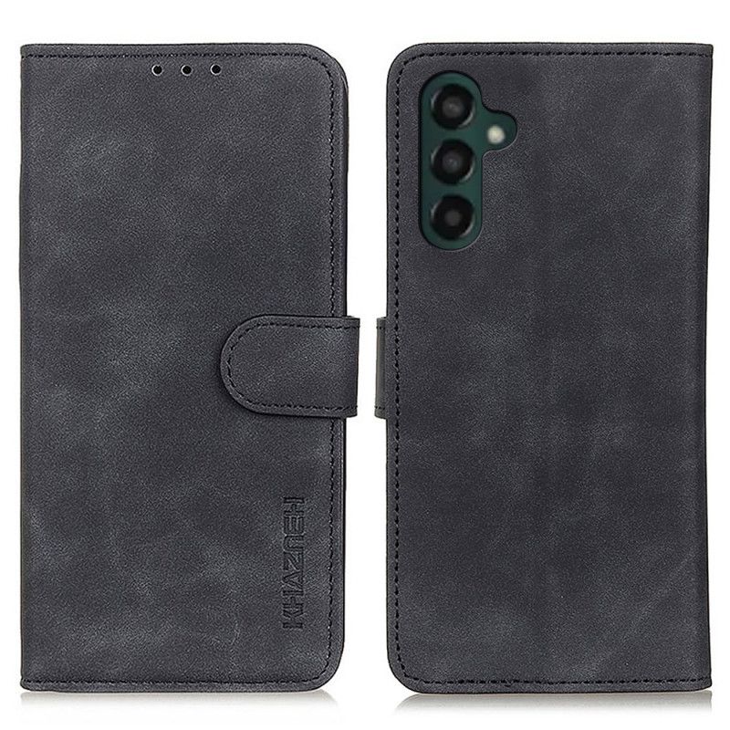 Kožený Kryt Samsung Galaxy A55 5g Retro Styl Khazneh
