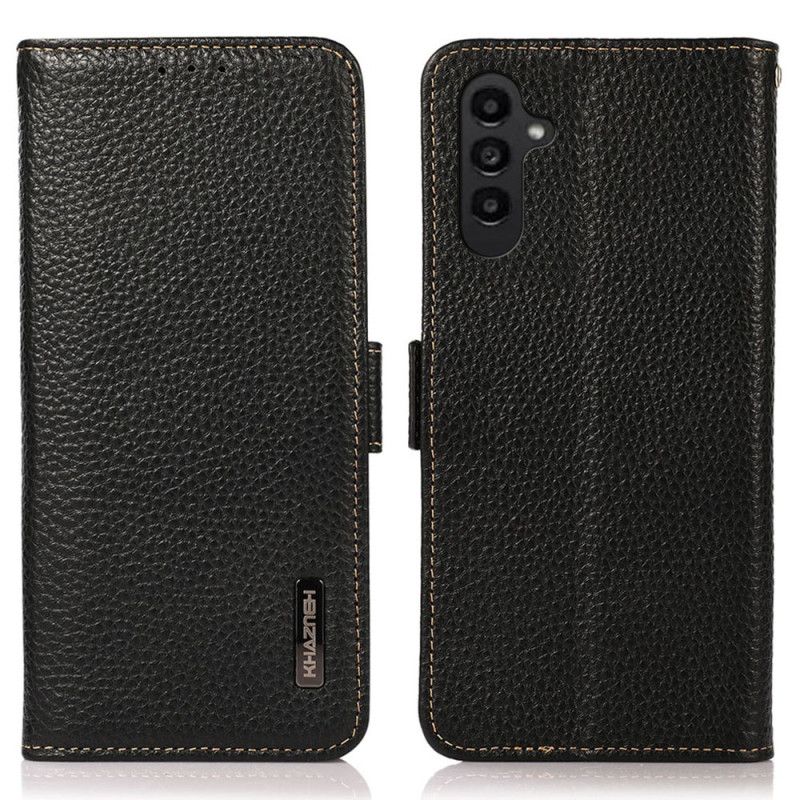 Kožený Kryt Samsung Galaxy A55 5g S Blokováním Rfid Khazneh