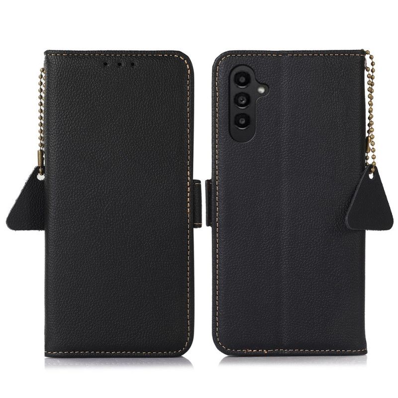 Kožený Kryt Samsung Galaxy A55 5g S Ochranou Rfid