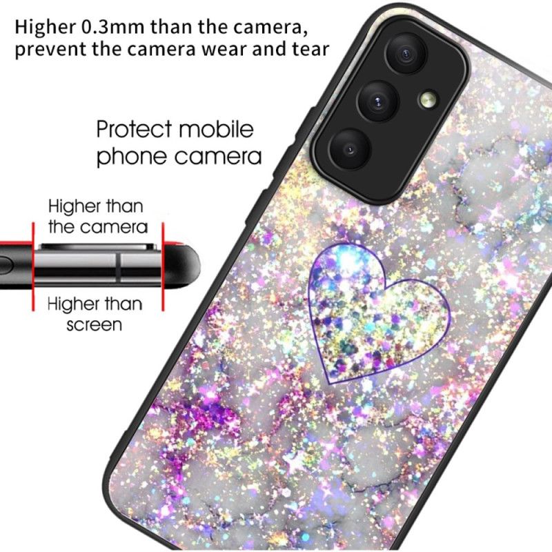 Kryt Na Samsung Galaxy A55 5g Tvrzené Sklo Lesklé Srdce