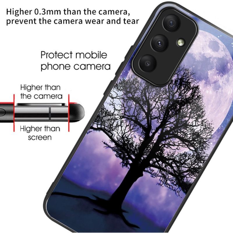 Kryt Na Samsung Galaxy A55 5g Tvrzené Sklo Na Strom A Měsíc