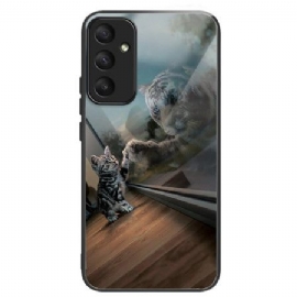Kryt Samsung Galaxy A55 5g Tvrzené Sklo Cat Mirror