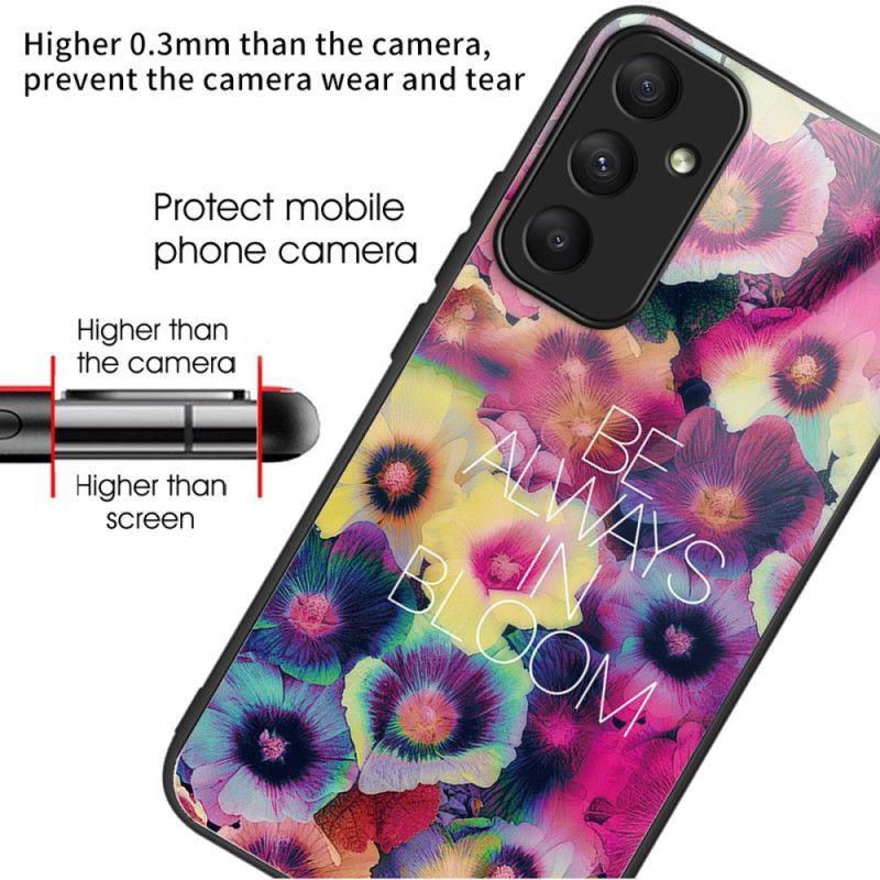 Kryt Samsung Galaxy A55 5g Vždy V Květu Tvrzené Sklo