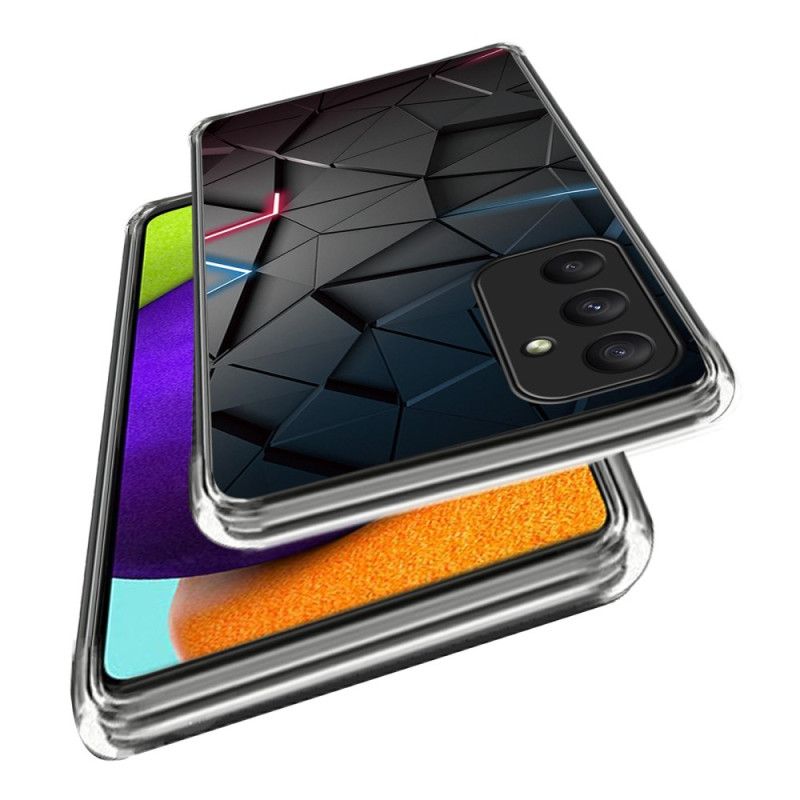 Kryt Samsung Galaxy A55 5g Černé Trojúhelníky