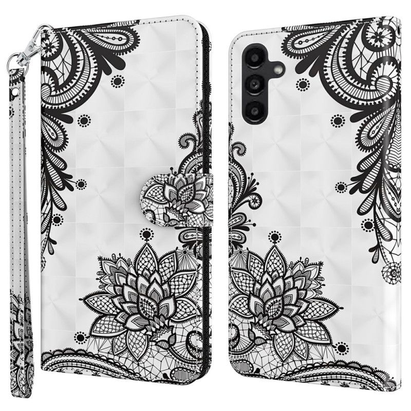 Peněženková Pouzdra Samsung Galaxy A55 5g Kryty Na Mobil Krajkový Pásek