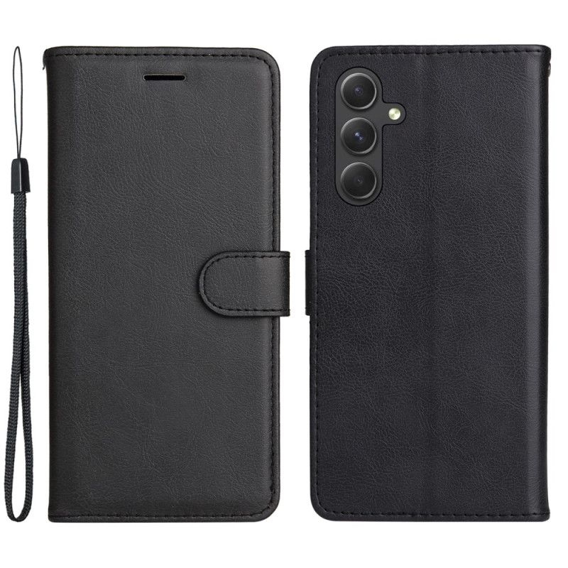 Peněženková Pouzdra Samsung Galaxy A55 5g Obyčejný S Popruhem