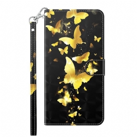 Flipové Pouzdro Na Google Pixel 7 Na Lana Tanga Butterflies