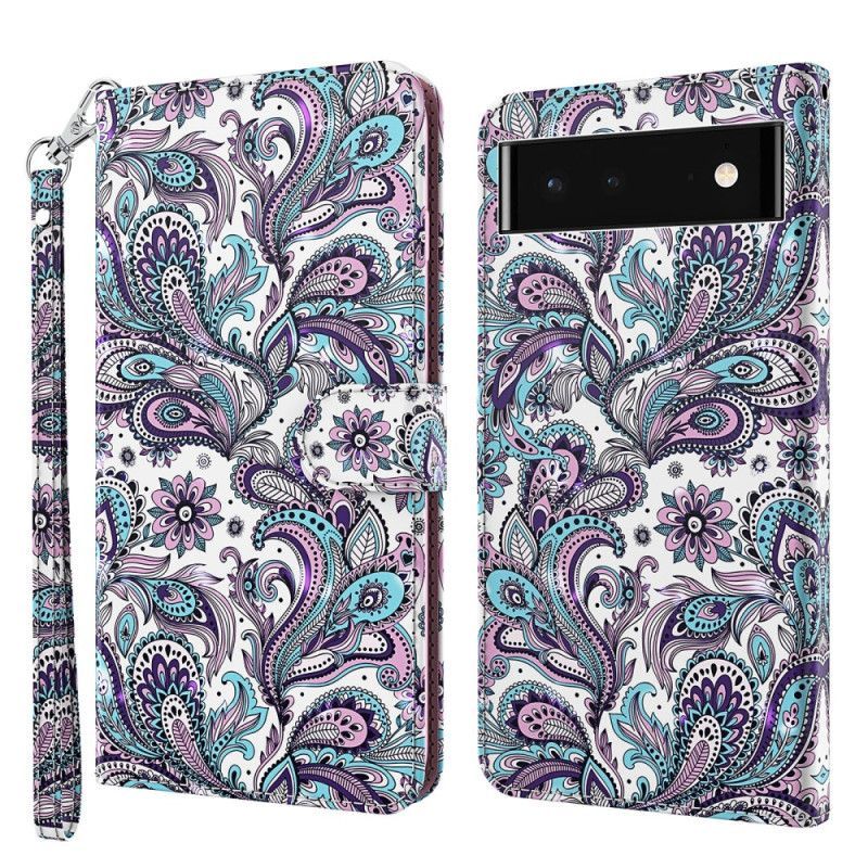 Flipové Pouzdro Na Google Pixel 7 Paisley