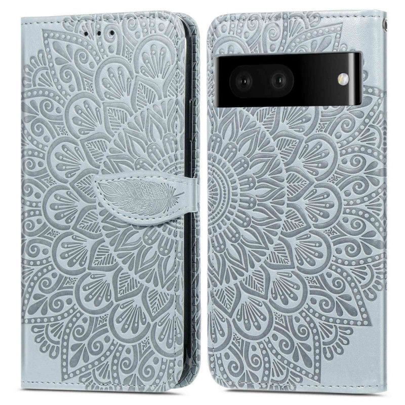 Kožené Pouzdro Na Google Pixel 7 Kmenové Listy