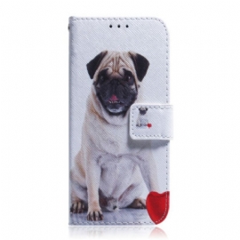 Kožené Pouzdro Na Google Pixel 7 Mops Pes