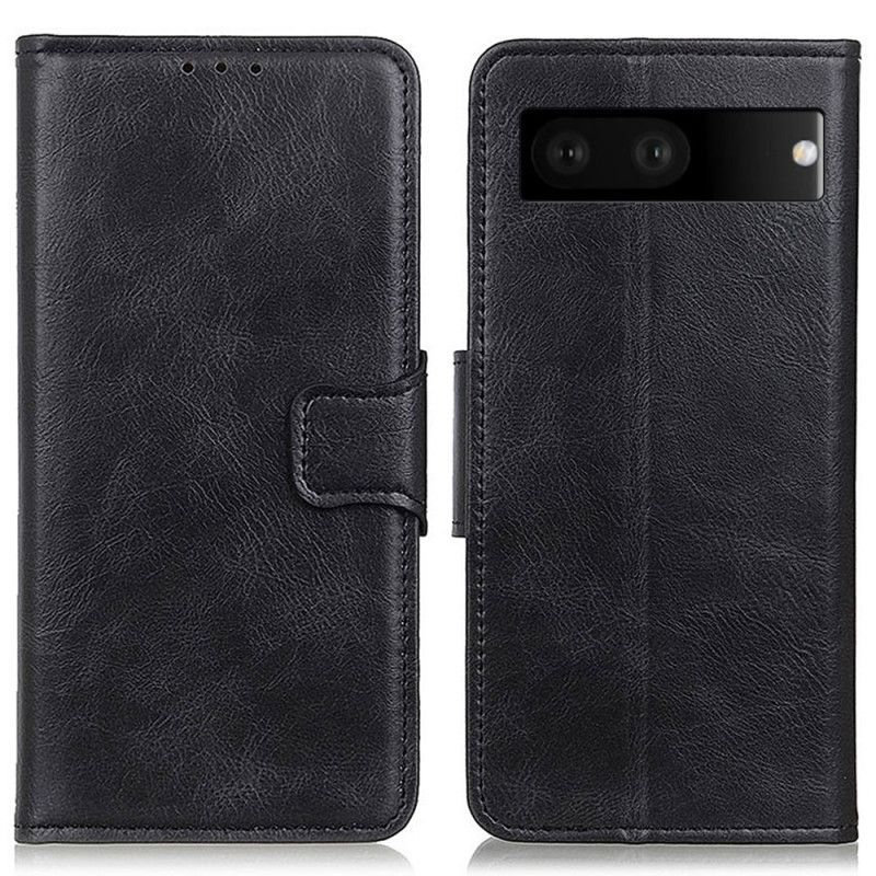 Kožené Pouzdro Na Google Pixel 7 Stylová Kožená Spona Oboustranná