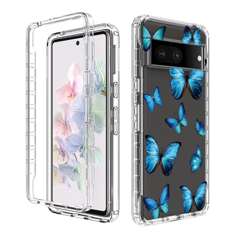 Kryt Na Google Pixel 7 Bezešvé Motýli