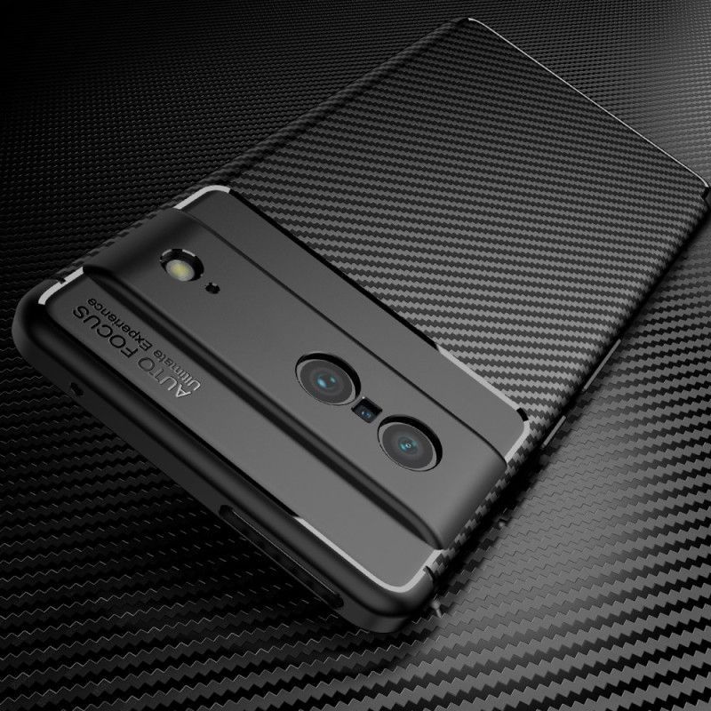 Kryty Na Mobil Na Google Pixel 7 Flexibilní Textura Uhlíkových Vláken