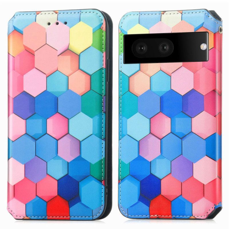 Kryty Na Mobil Na Google Pixel 7 Flipové Pouzdro Design Caseneo Rfid