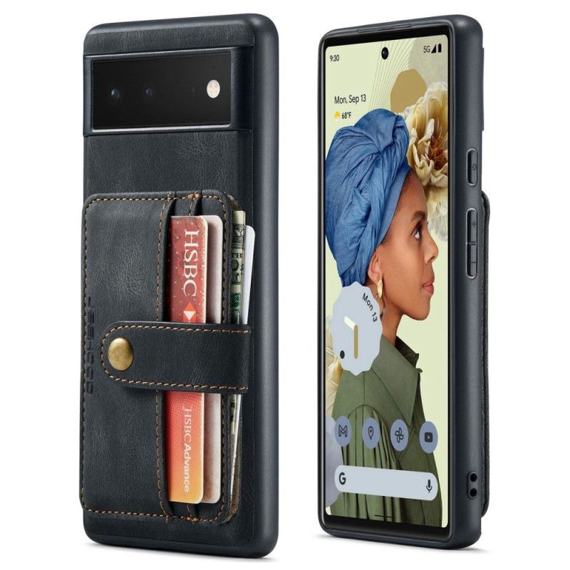 Kryty Na Mobil Na Google Pixel 7 Peněženkové Pouzdro Jeehood Rfid Odnímatelná Peněženka