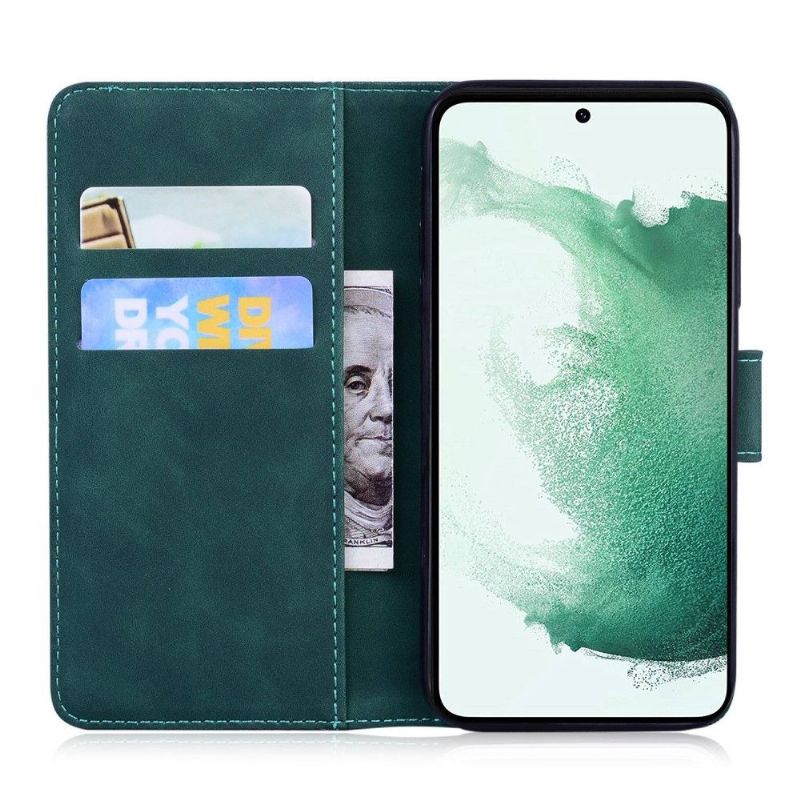 Flipové Pouzdro Na Samsung Galaxy M33 5G Reliéfní Tygr
