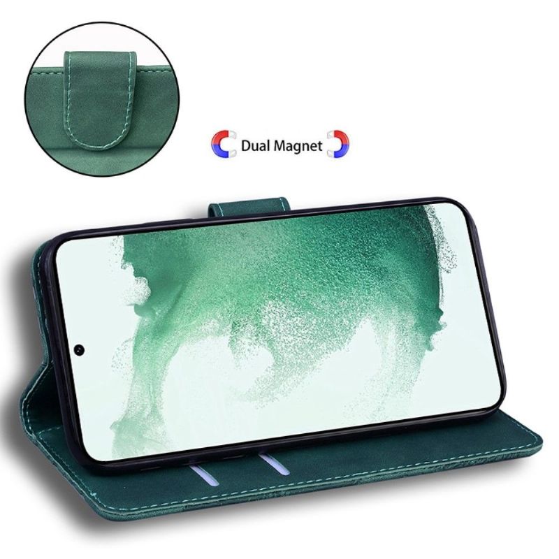 Flipové Pouzdro Na Samsung Galaxy M33 5G Reliéfní Tygr