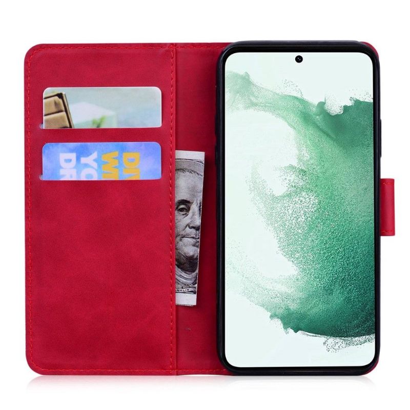 Flipové Pouzdro Na Samsung Galaxy M33 5G Reliéfní Tygr