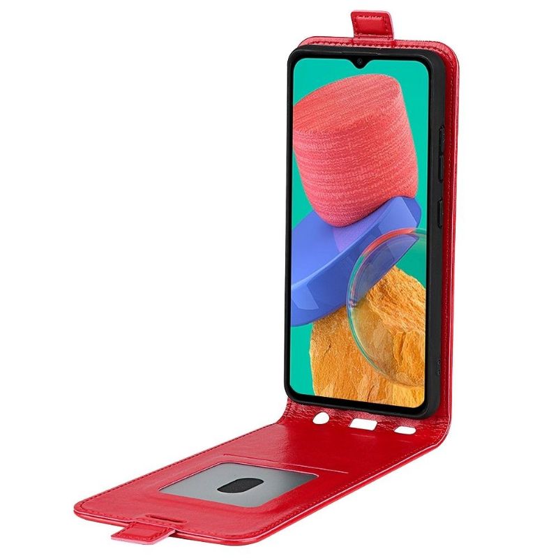 Kožené Pouzdro Na Samsung Galaxy M33 5G Flipové Pouzdro Vertikální Umělá Kůže