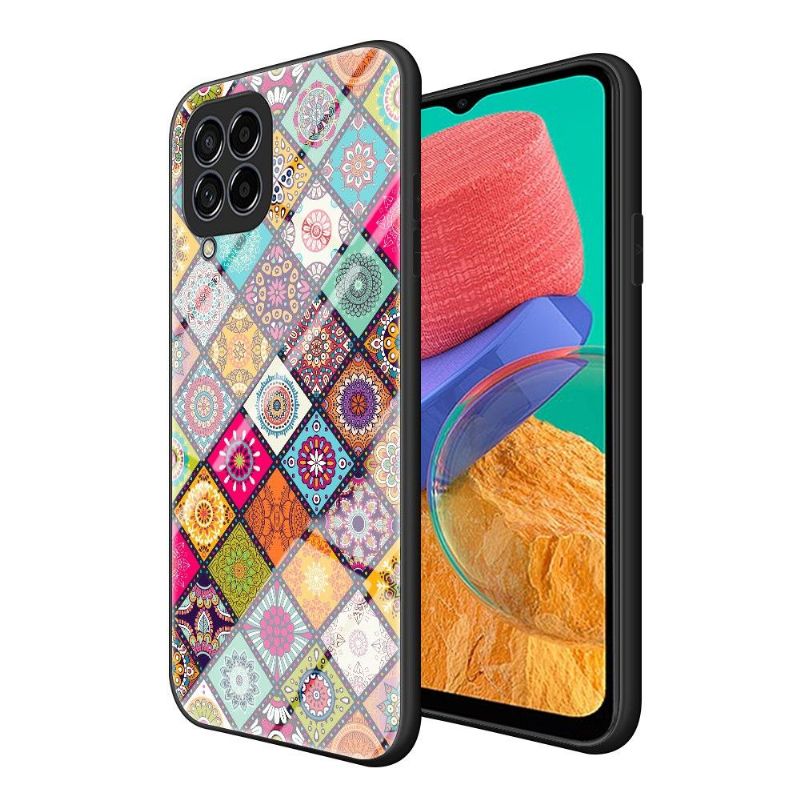 Kryt Na Samsung Galaxy M33 5G Mandalový Kaleidoskop Se Stojanem