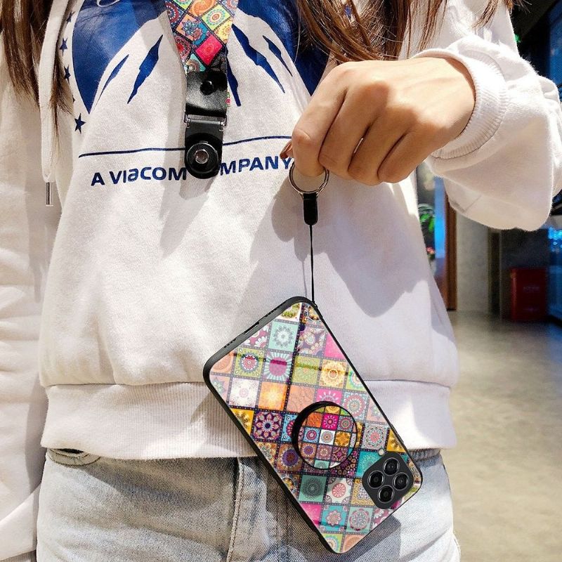 Kryt Na Samsung Galaxy M33 5G Mandalový Kaleidoskop Se Stojanem