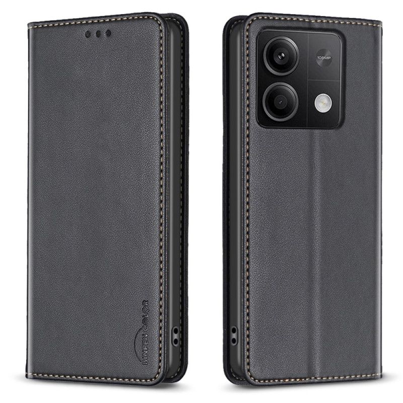 Kožené Pouzdro Xiaomi Redmi Note 13 5g Kryty Na Mobil Klasická Barva Binfen