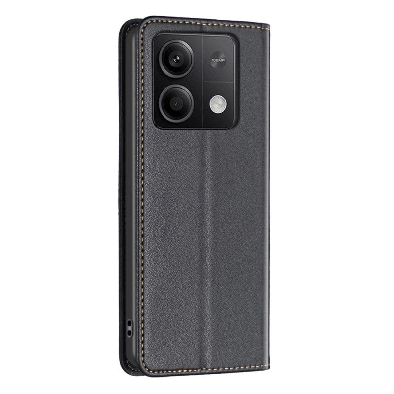 Kožené Pouzdro Xiaomi Redmi Note 13 5g Kryty Na Mobil Klasická Barva Binfen