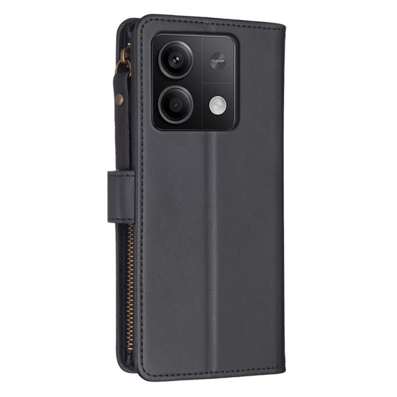 Kožený Kryt Xiaomi Redmi Note 13 5g Kabelka Z Umělé Kůže S Popruhem