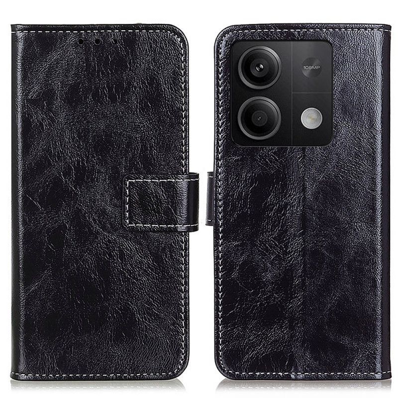 Kožený Kryt Xiaomi Redmi Note 13 5g Lakovaná Textura