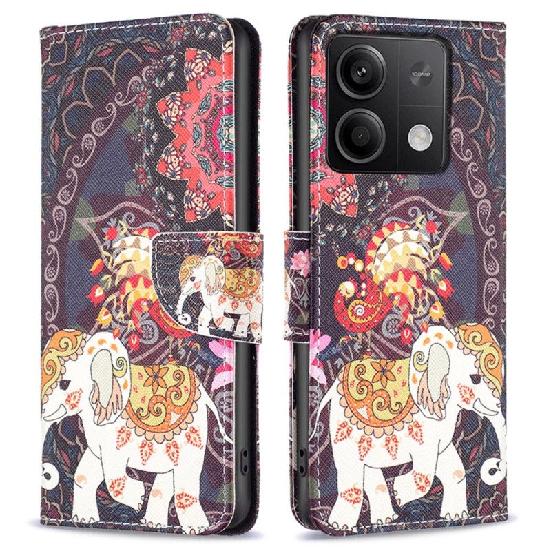 Kožený Kryt Xiaomi Redmi Note 13 5g Slon Indický