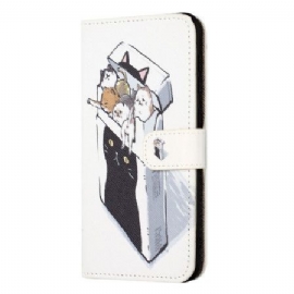 Kožený Kryt Xiaomi Redmi Note 13 5g Tanga Cats