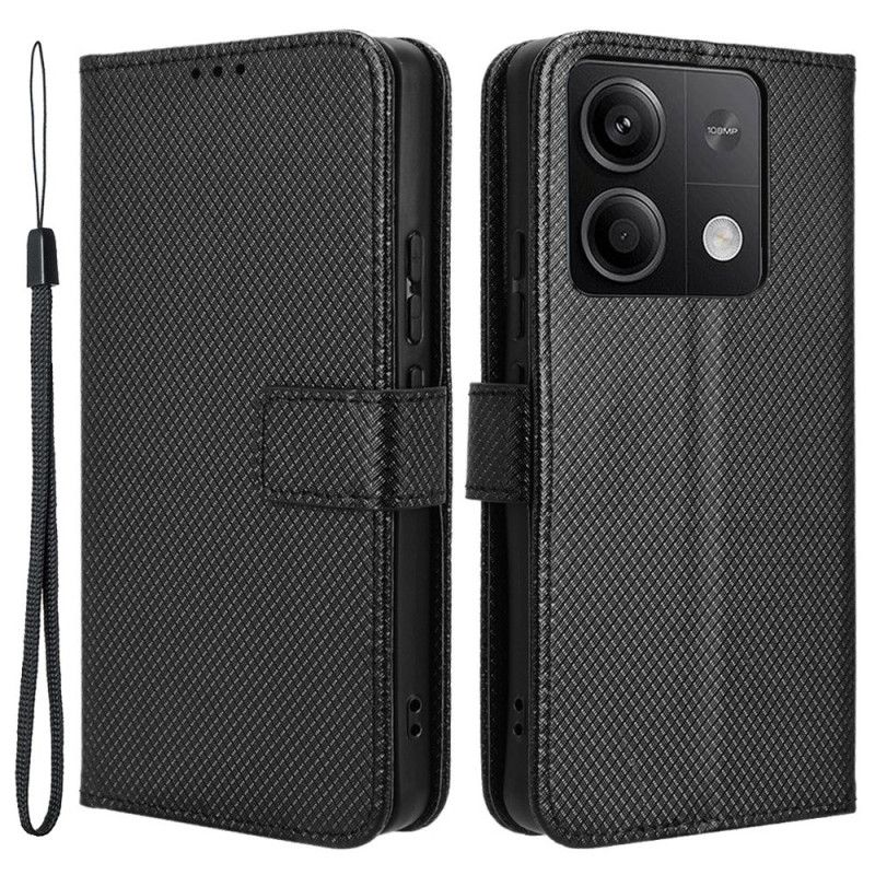 Kožený Kryt Xiaomi Redmi Note 13 5g Tečkovaný Pásek