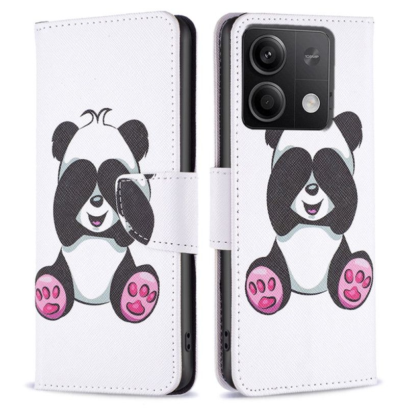Peněženková Pouzdra Xiaomi Redmi Note 13 5g Kryty Na Mobil Malá Panda