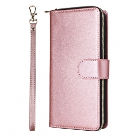 Peněženková Pouzdra Xiaomi Redmi Note 13 5g Peněženka Na Zip S Popruhem