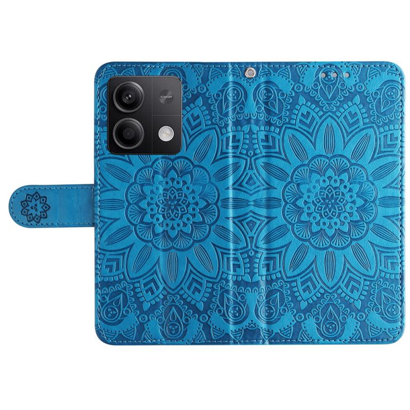 Peněženková Pouzdra Xiaomi Redmi Note 13 5g Slunečnicový Vzor S Páskem