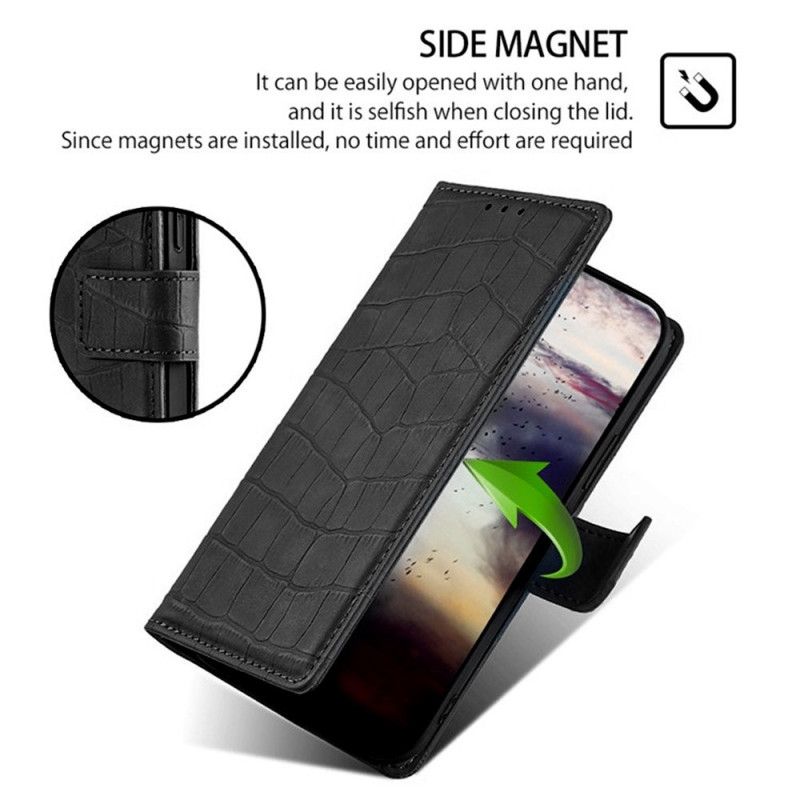 Kožený Kryt Na Vivo V50 5g Krokodýlí Textura