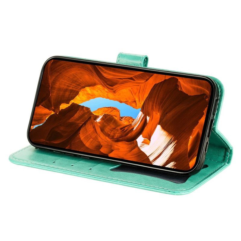 Kožený Kryt Na Vivo V50 5g Otisk Prstu Mandala